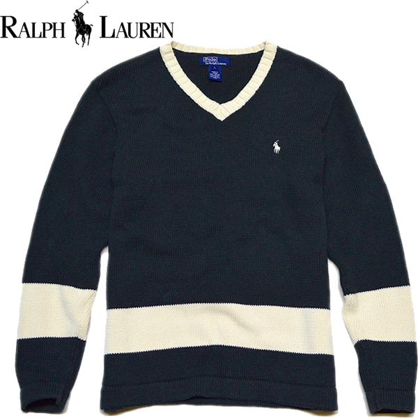 Ralph Laurenポロラルフローレン画像セーターコーデ＠古着屋カチカチ01