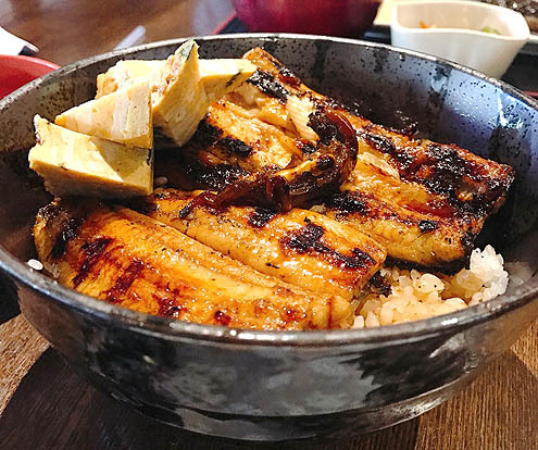 うなぎ蒲焼き白焼き@げこ亭