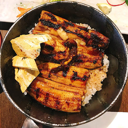 うなぎ蒲焼き白焼き@げこ亭