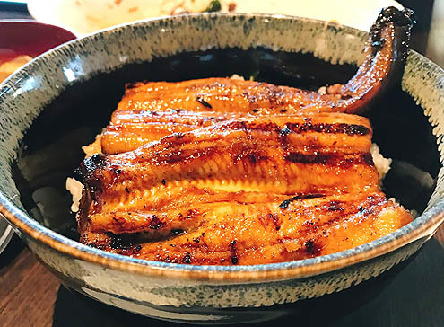 うなぎ蒲焼き白焼き@げこ亭