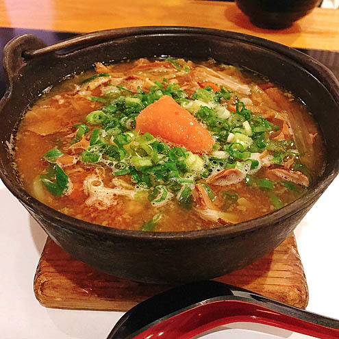 3種の牛もつ鍋うどん@さぬきの里