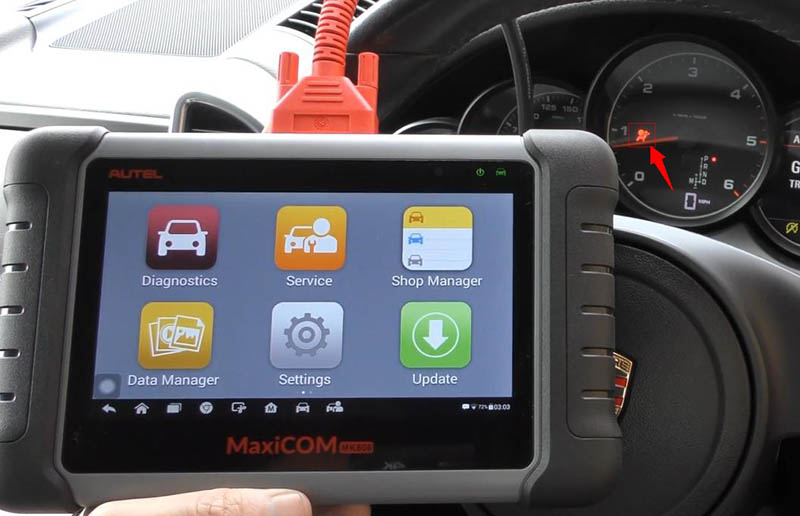 autel-mk808-intro+porsche-check-engine-light&airbag-light-reset-2