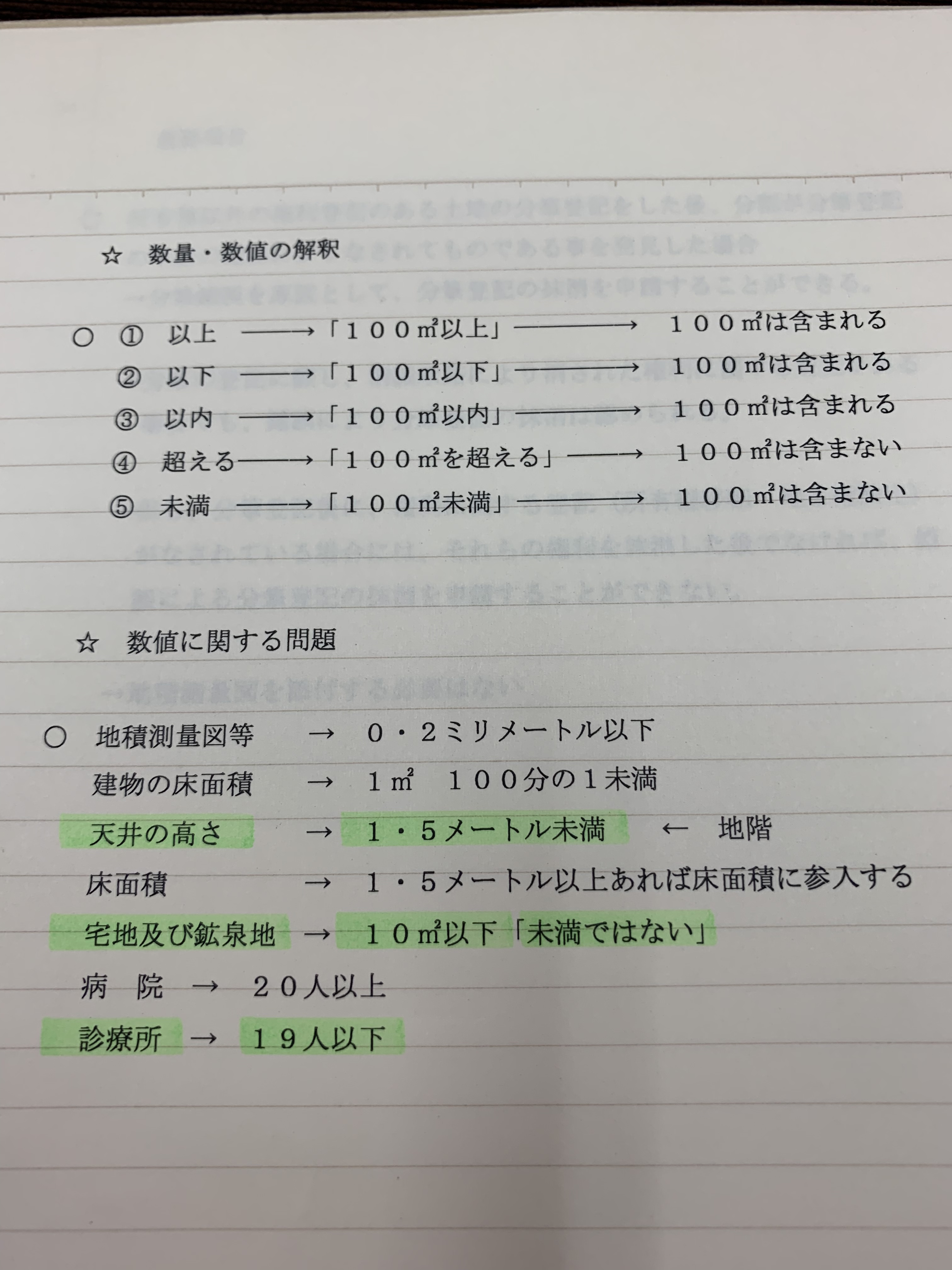 試験対策ノート １００ 以上 以下 以内 超える 未満 １００を含む 含まない ホームメイトfc柏原店 お部屋紹介ブログ 柏原市 河内国分駅 不動産会社