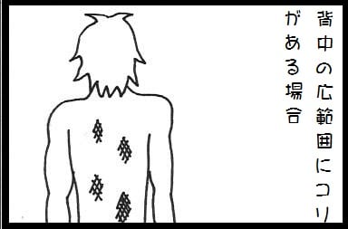 背中のコリを緩めて快適に眠りたい場合の方法の１つに はり灸マッサージで免疫力アップ お血改善 疲労などを回復 宮崎市の三快治療院