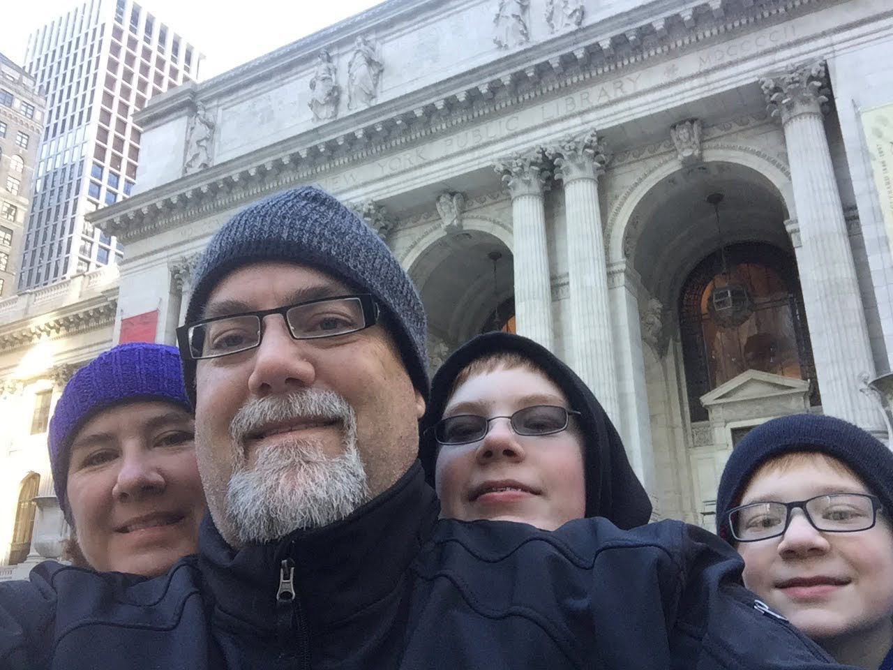 David Brodosi and family travel to NY 