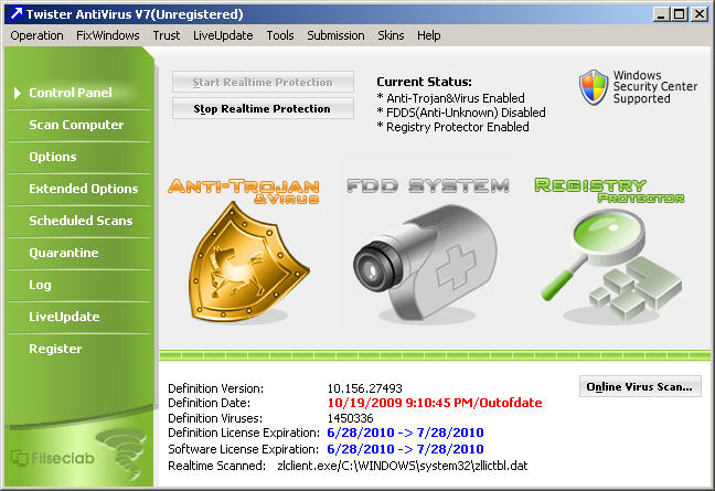 Virus Bulletin : VB100 results Windows 7.