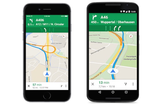 Google Maps Voie Autoroute
