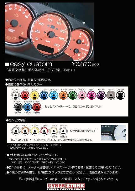 L880Kコペンメーターゲージパネル(伊） | CYBERSTORK - REAL MATERIAL -