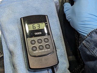 コーティング前の艶計測