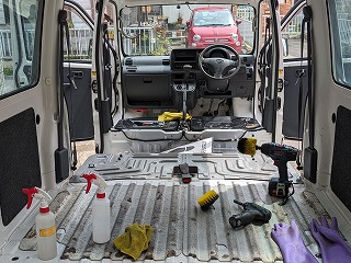 ハイゼットの内装