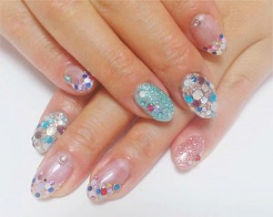 Cenbless　ラメホログラデーションジェルネイル☆