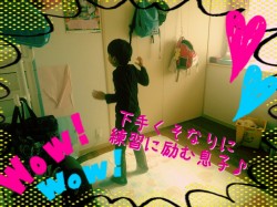 Cenbless　息子ダンス練習中