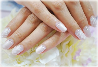 Cenbless　定額ネイル☆マーブルフレンチネイル