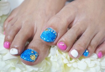 Cenbless　デニムフットジェルネイル