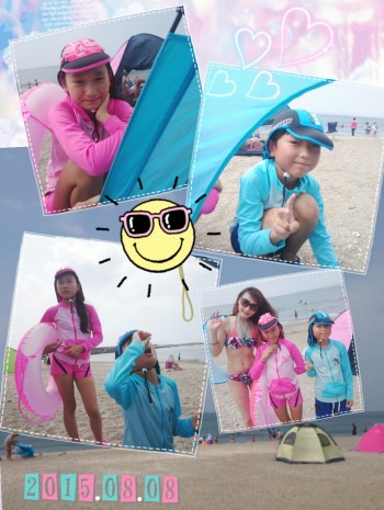 Cenbless　夏季休業★富津海水浴場で海水浴