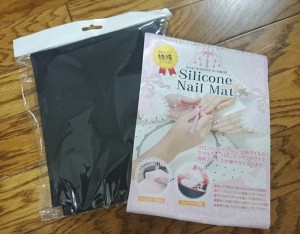Cenbless　ネイリスト検定1級お道具　ネイルレシピ シリコンネイルマット　ブラック×ブラック
