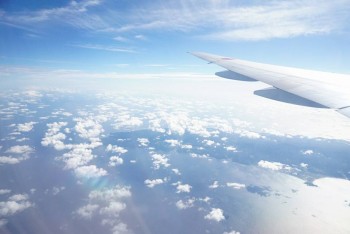 Cenbless　飛行機の中から撮影！