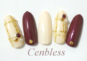 Cenbless　ネイルモデルハンドジェルネイル￥2,500