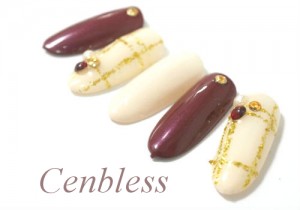 Cenbless　ネイルモデルハンドジェルネイル￥2,500