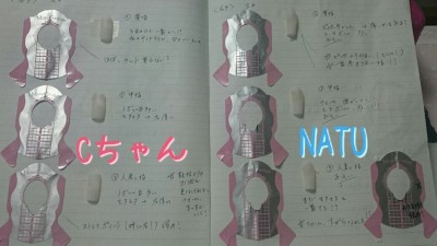 Cenbless 2016秋期ネイリスト技能検定モデル練習抜け殻