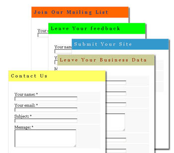 Free Html Contact Form Generator using.