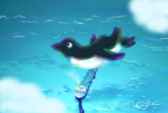 空飛ぶペンギン