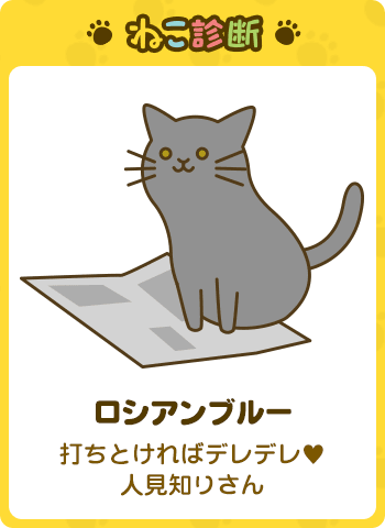 あなたに一番近い猫は…