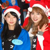 仕事の少なさを嘆いた谷澤恵里香（右）と（左から）『第40回ホリプロタレントスカウトキャラバン』グランプリの木下彩音 （C）ORICON NewS inc. 