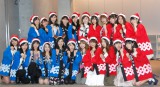 ホリプロタレントが勢揃い（前列左から）橘希、海野ナル、入来茉里、カン ハンナ、浜口順子、木下彩音、谷澤恵里香、佐々木もよこ、吉江瞳、桃園ひめこ、三田寺理紗（後列左から）山根千佳、山内鈴蘭、佐藤すみれ、桃瀬美咲、真凛、宮崎美穂、石田晴香、尾島知佳、日野麻衣、茜音、唯月ふうか 