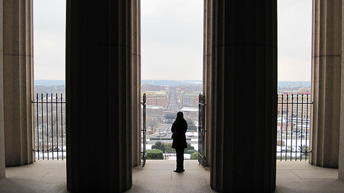 Melanie Overlooking Her Land / voteprime