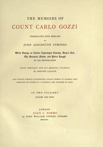 Carlo Gozzi - Wikipedia, the free.