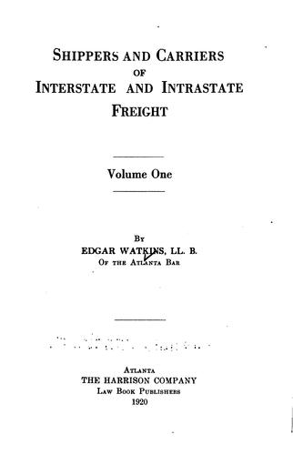 MOTOR CARRIER ACT AND THE MOTOR CARRIER RULES