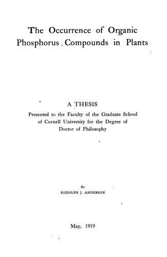 Fate of Organic Nitrogen in Four Biological Nutrient Removal ...
