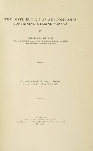 FEMALE GENITAL TRACT TUMORS - Comparative.