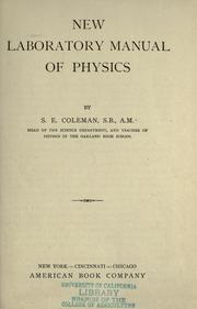 Lab Manual for PHYSICS 154 General Physics Laboratory II Heat ...