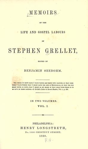 Stephen Grellet Quotes (Author of Memoirs.