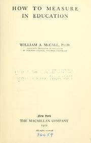 Finding Measures & Scales - Muhlenberg.