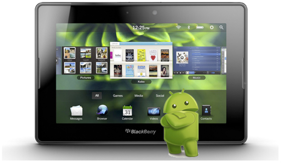 Install Android apps on your Blackberry.