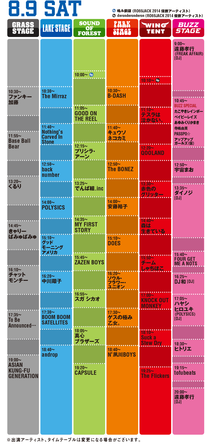 ゴールデンボンバー Rock In Japan Festival 2014 ゴールデンボンバー大好き