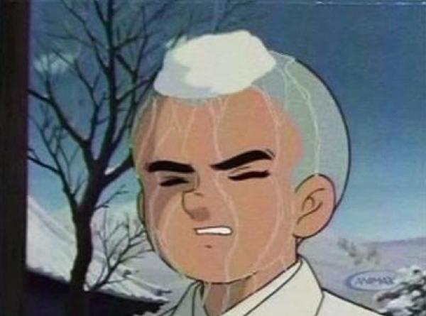 頭を冷やす(物理) - 2016年10月14日の人物のボケ[45410069] - ボケて(bokete)