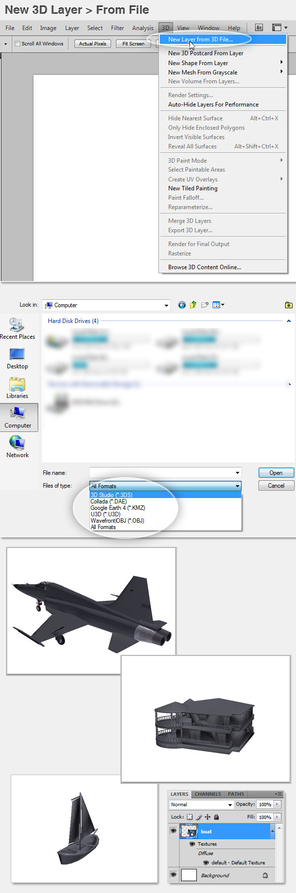 Photoshop Tutorial: 3D Effect