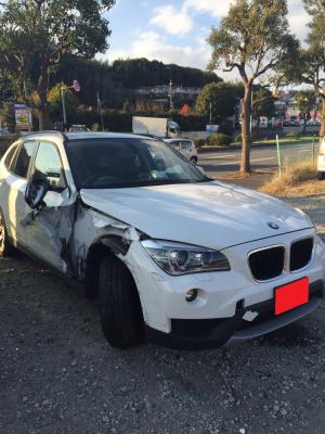 BMW　X1　キズへこみ　板金修理
