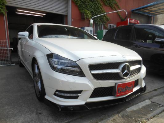 メルセデスベンツ　CLS　キズへこみ　板金修理