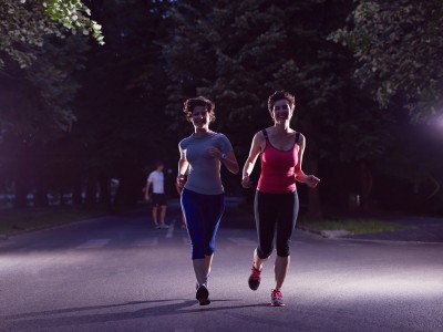 夜のランニング