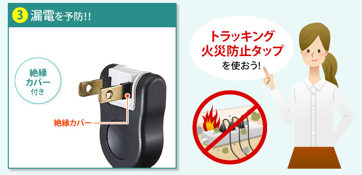 漏電を予防