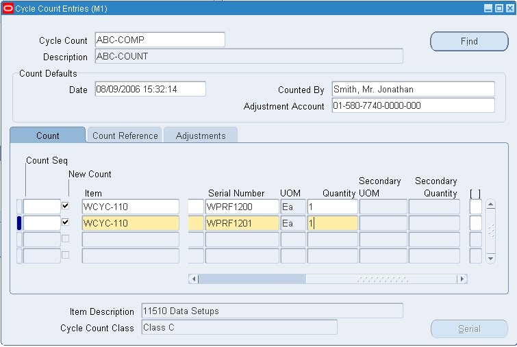 Cycle Counting - AccuracyBook