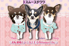 にほんブログ村 犬ブログ スムースチワワへ