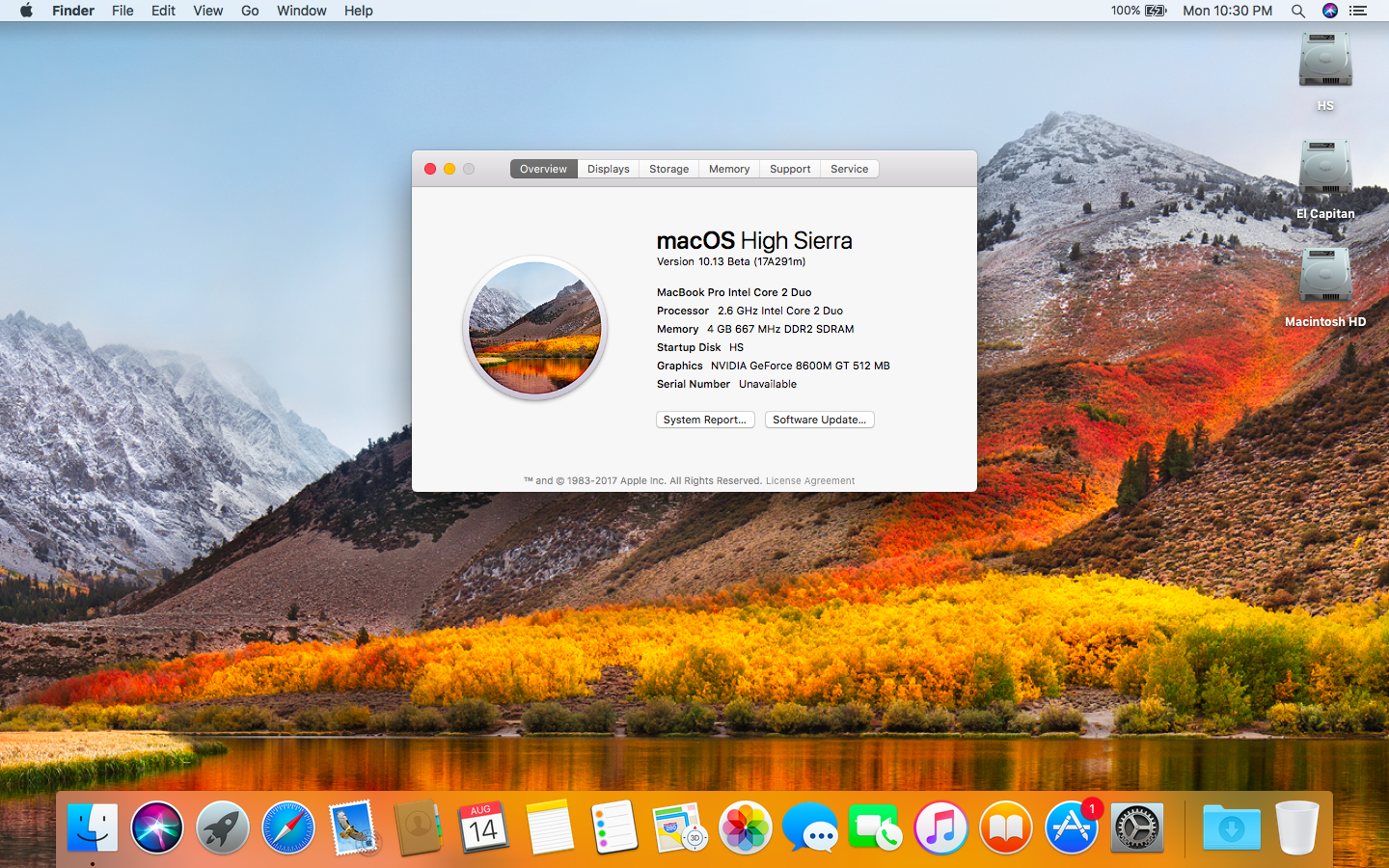 No packages were eligible for install mac el capitan os