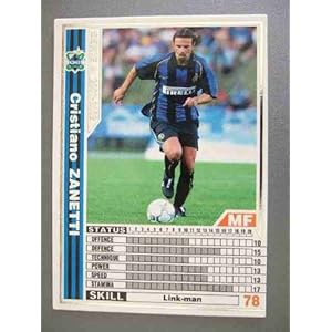 WCCF 01-02白黒カード 92 クリスティアーノ・ザネッティ