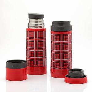 aladdin ステンレスタンブラー 0.3L レッドチェック 073-31190